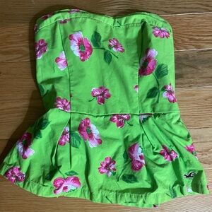 Hollister strapless top